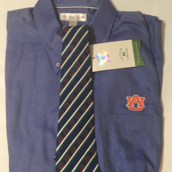 NWT Auburn University Cutter & Buck LS - Picture 1 of 9